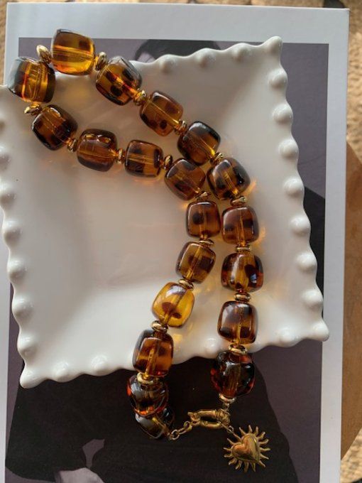 CHRISTIANE COEUR DORÉ - COLLIER