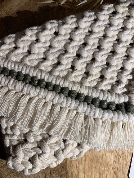 Pochette  bandoulière artisanale - modèle "MAÉ"