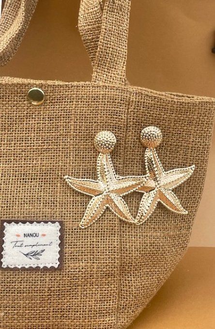 BOUCLES D'OREILLES ACCROCHE REGARD - BOUCLES MARINE