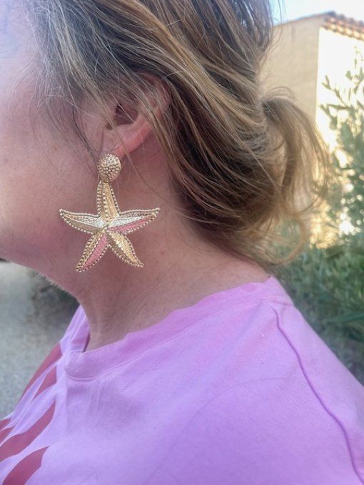 BOUCLES D'OREILLES ACCROCHE REGARD - BOUCLES MARINE