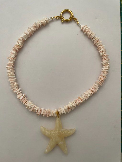 COLLIER PERLES CHIPS - IVANNA
