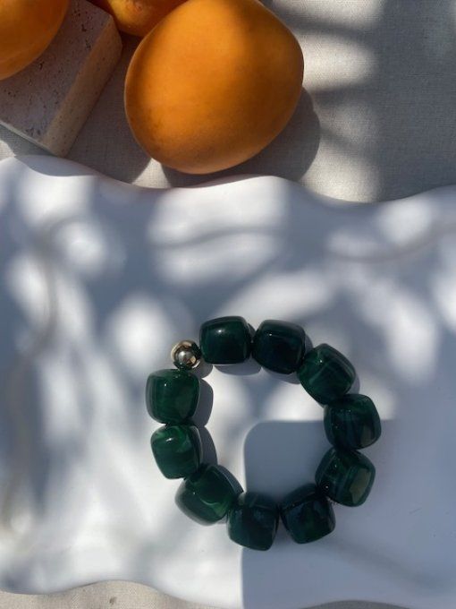Bracelet perle cube arrondis - bracelet Christiane