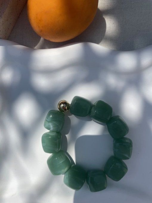 Bracelet perle cube arrondis - bracelet Christiane