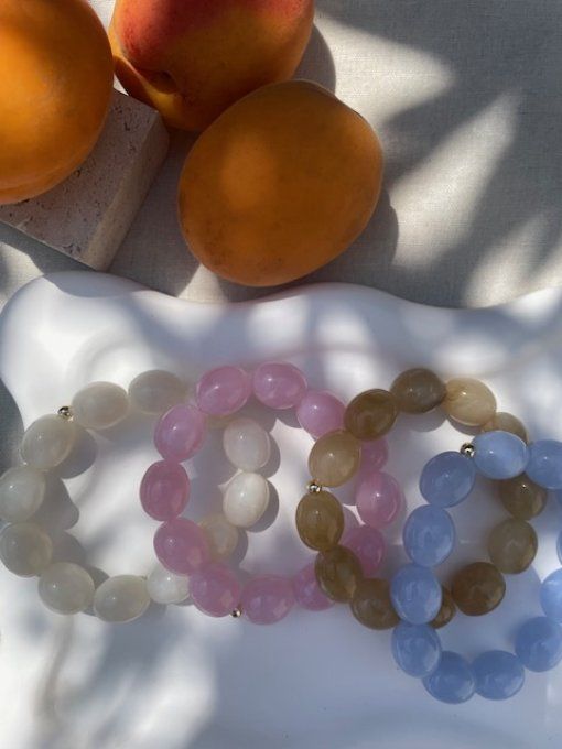 Bracelet perle élastique OLIVE