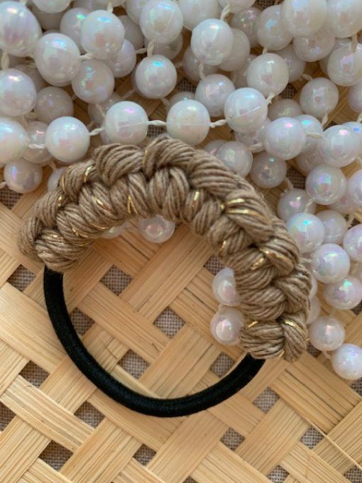 Elastique à cheveux - modèle " JO "