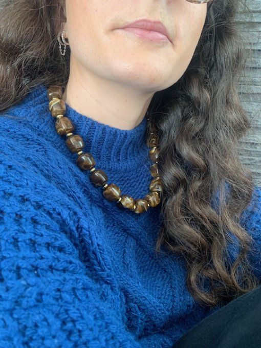 CHRISTIANE CHOCOLAT - COLLIER