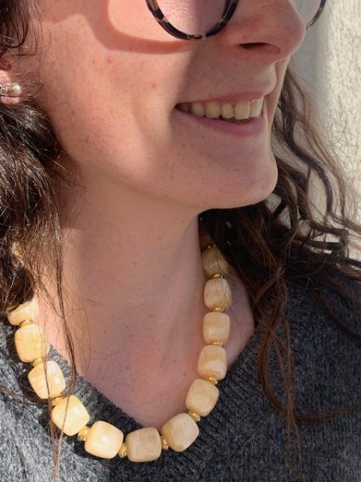 CHRISTIANE BEIGE - COLLIER