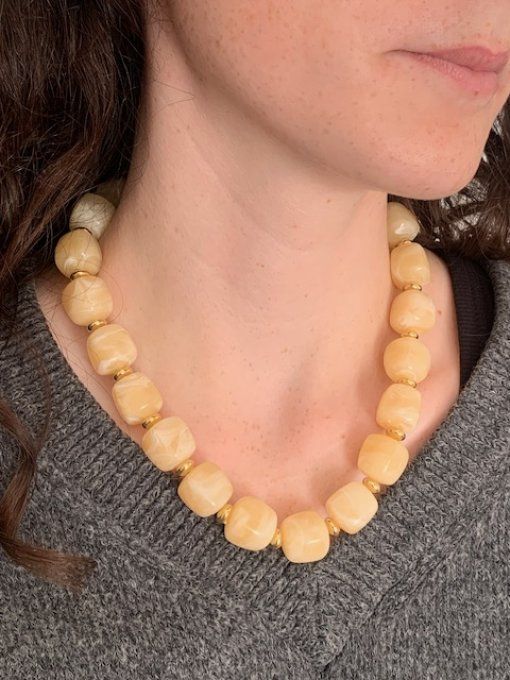 CHRISTIANE BEIGE - COLLIER