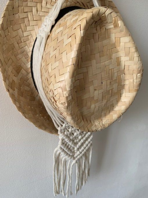 Double porte chapeaux fait main - modèle "IRIS"