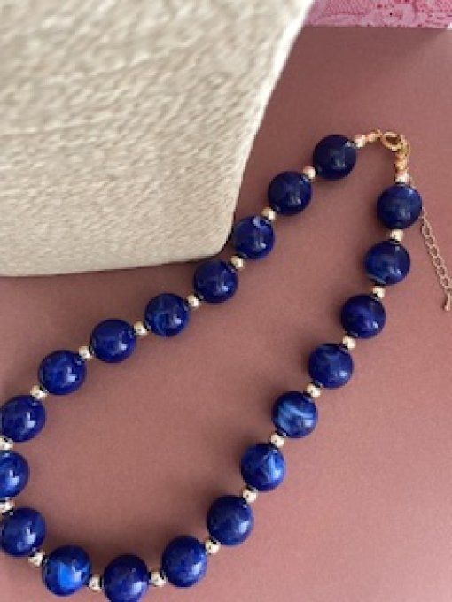 GABY PERLES RONDE ACRYLIQUE - COLLIERS