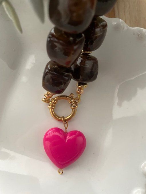 CHRISTIANE CHOCOLAT - COLLIER INTERCHANGEABLES