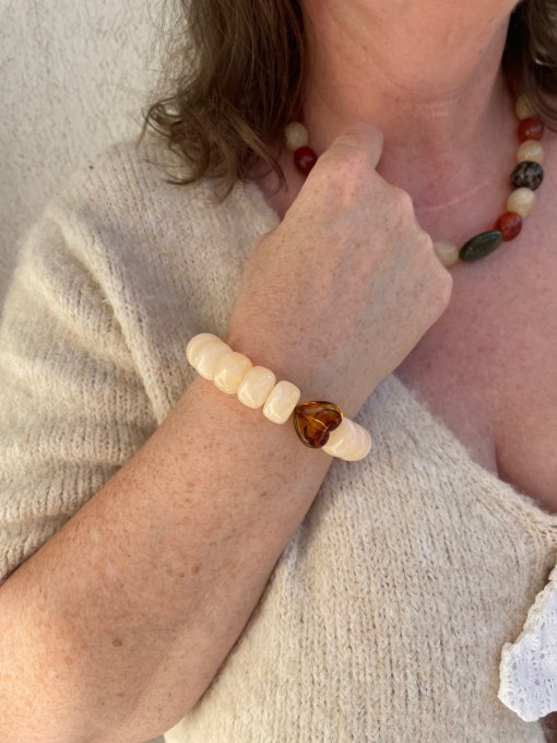 Collier beige AUTUMN