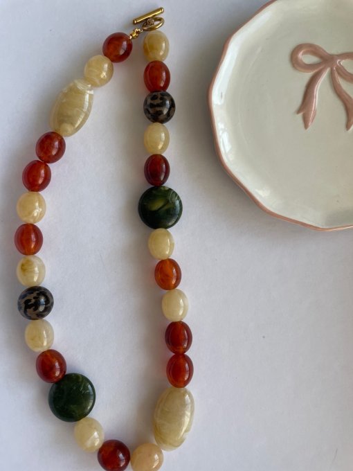 Collier beige AUTUMN