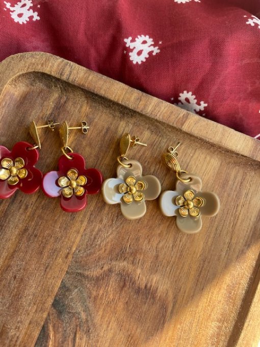 Boucles d'oreilles FLOWER
