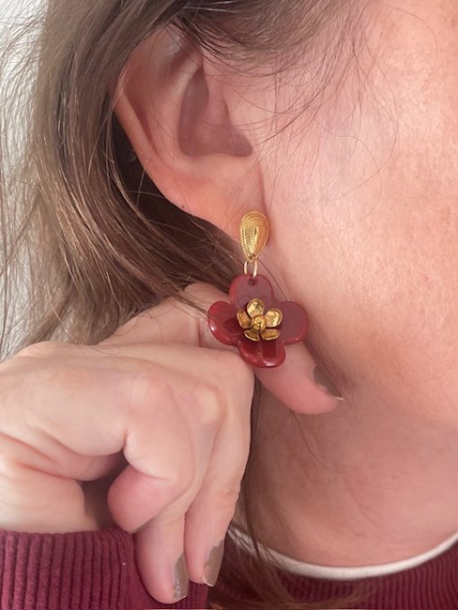 Boucles d'oreilles FLOWER