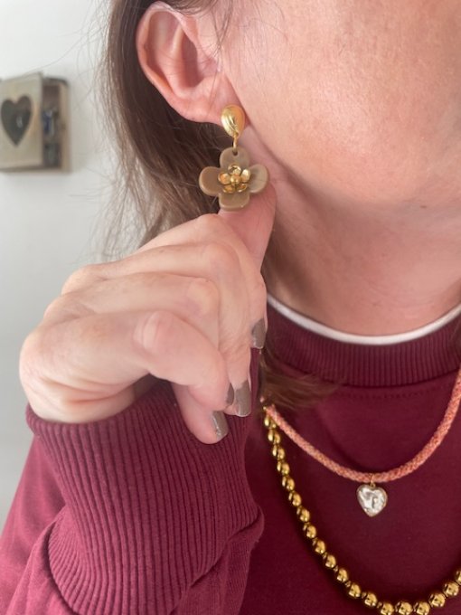 Boucles d'oreilles FLOWER