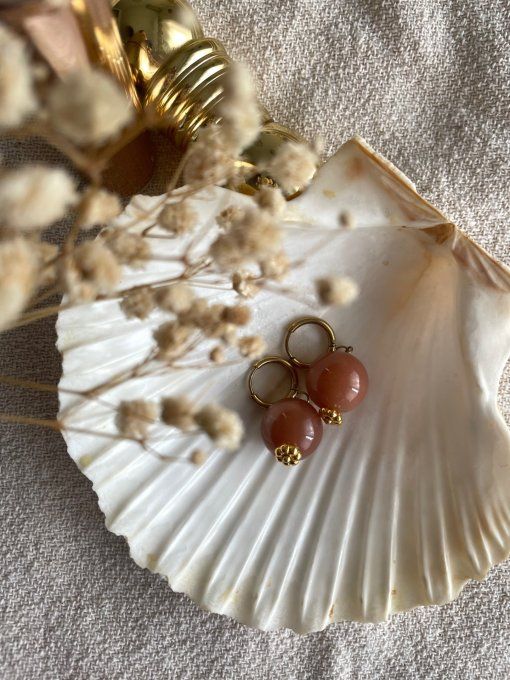 Boucles d'oreilles GABY - Créole acier inoxydable