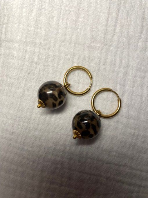 Boucles d'oreilles GABY - Créole acier inoxydable