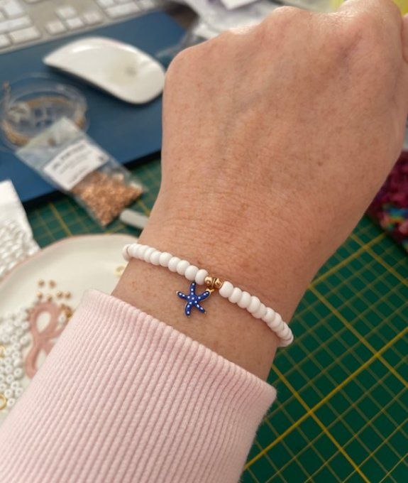 BRACELET ÉTOILE - BRACELET PERLES ROCAILLE