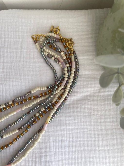 Collier NINA - Collier perle de rocaille