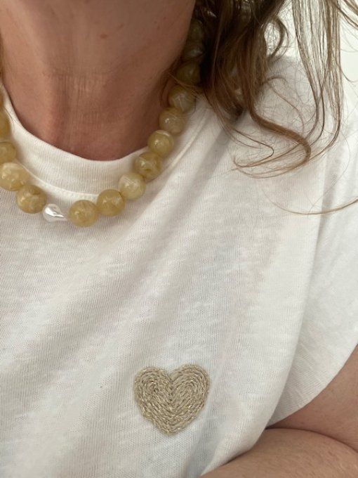 COLLIER PERLINE - Collier + perle d'eau douce