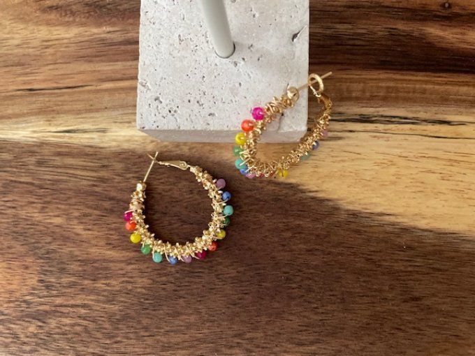 BOUCLE D'OREILLES ILONA - boucles 