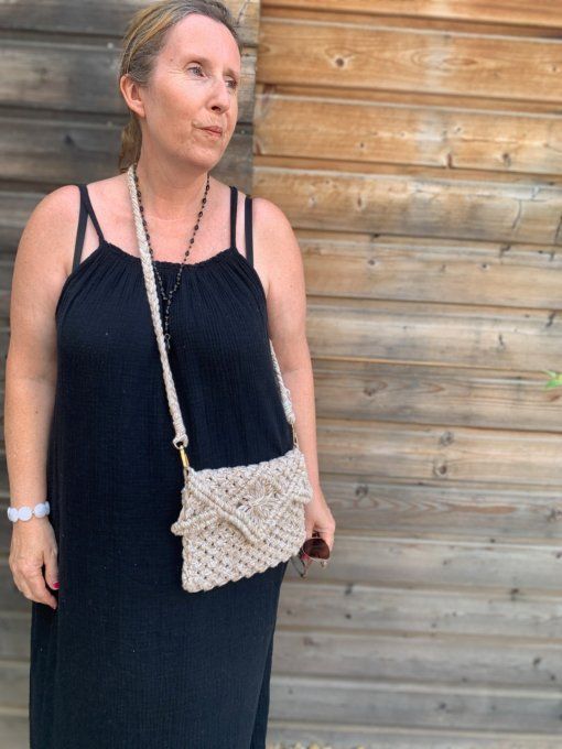 Sac bandoulière. artisanale - modèle "LÉA"