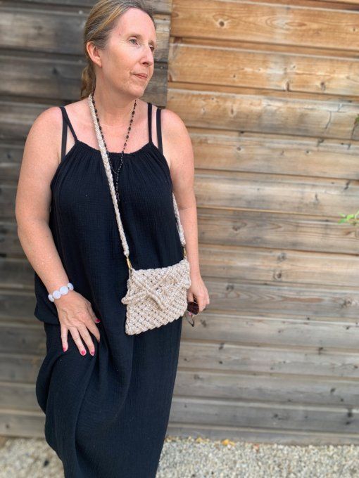 Sac bandoulière. artisanale - modèle "LÉA"