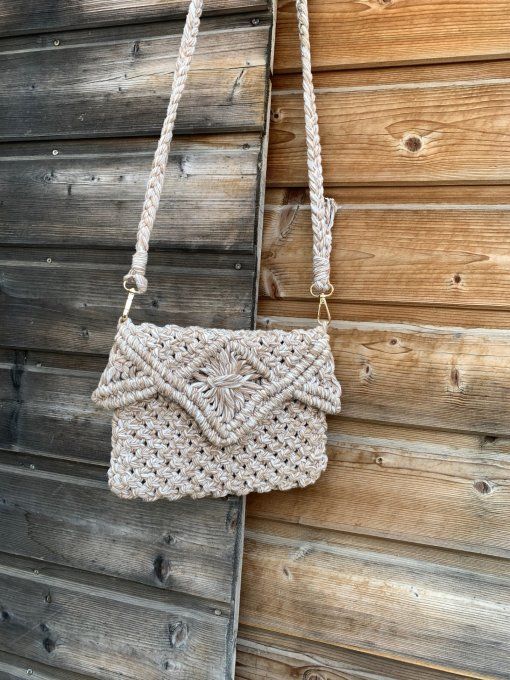 Sac bandoulière. artisanale - modèle "LÉA"