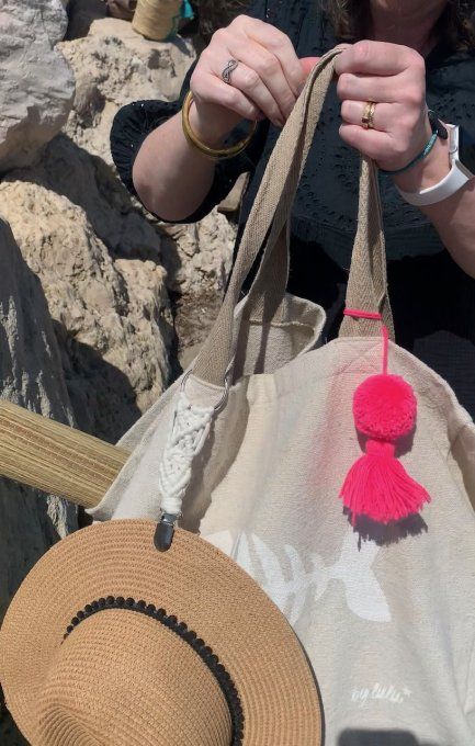 Clip de sac artisanale - modèle "VOYAGE"