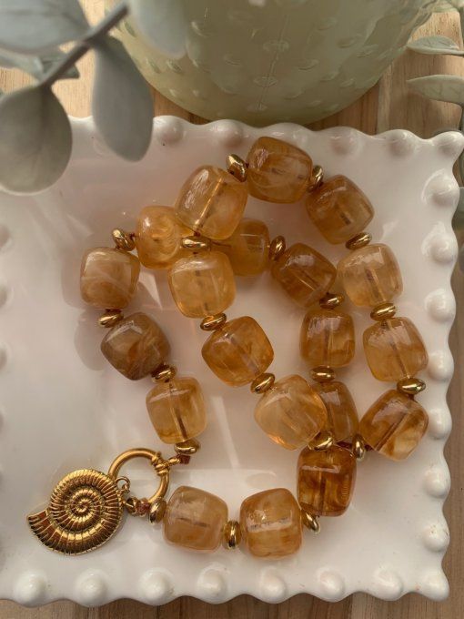 CHRISTIANE MIEL + ESCARGOT - COLLIER