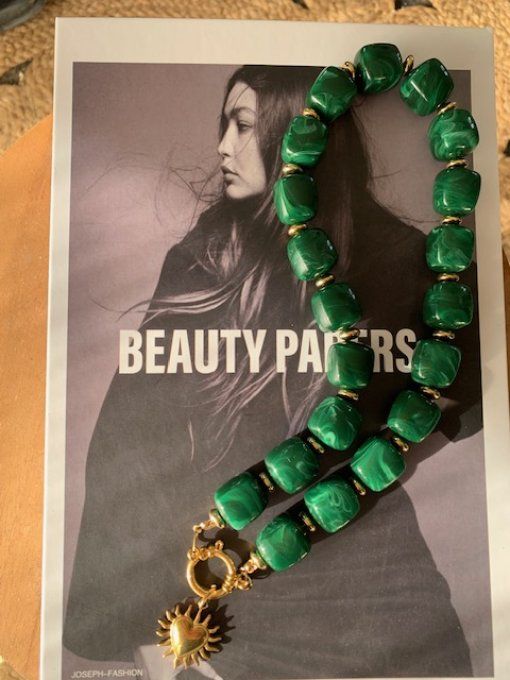 CHRISTIANE COEUR DORÉ - COLLIER