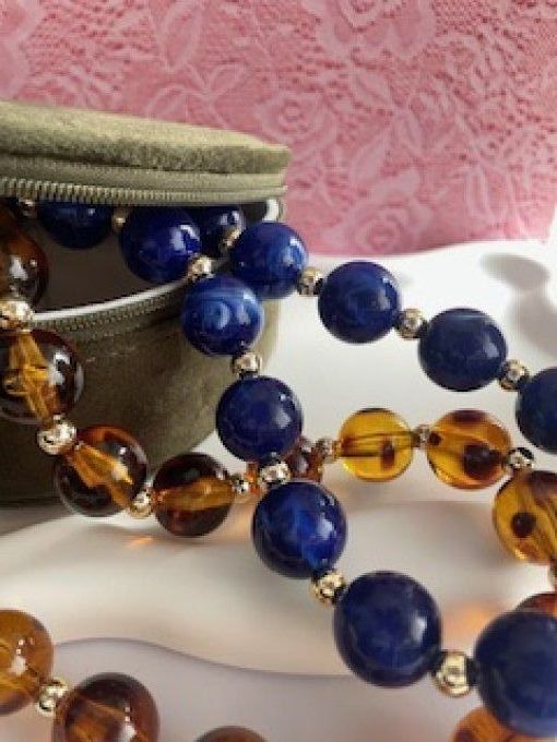 GABY PERLES RONDE ACRYLIQUE - COLLIERS