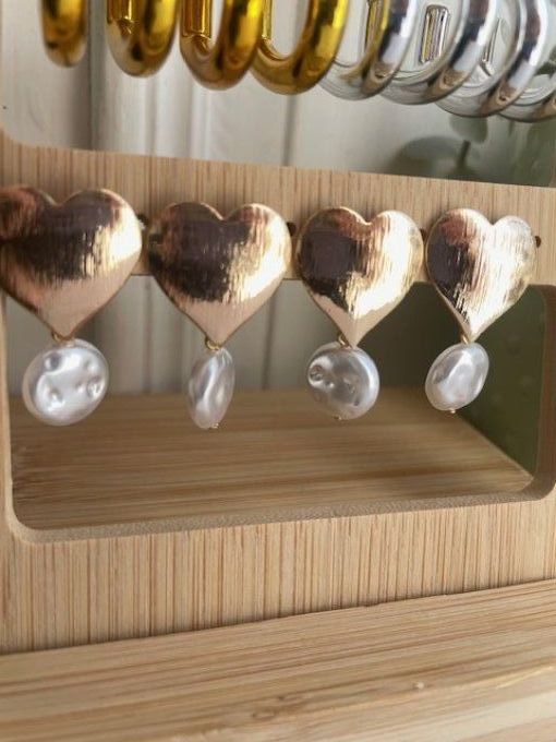 BOUCLES HÉLYA - Boucles d'oreilles perles d'eau douce
