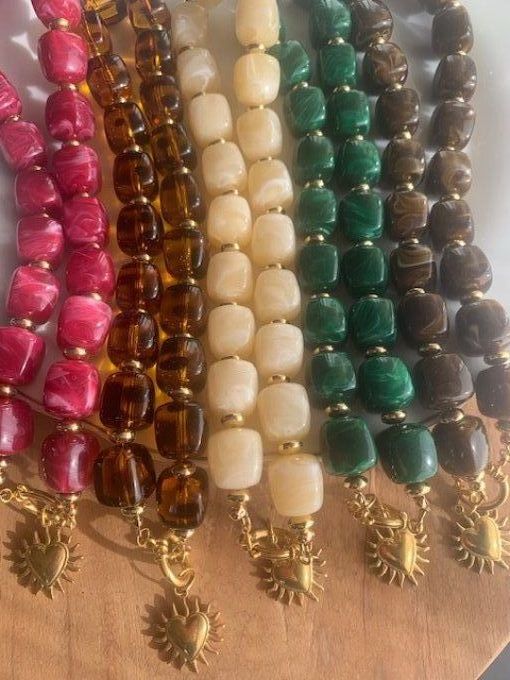 CHRISTIANE COEUR DORÉ - COLLIER