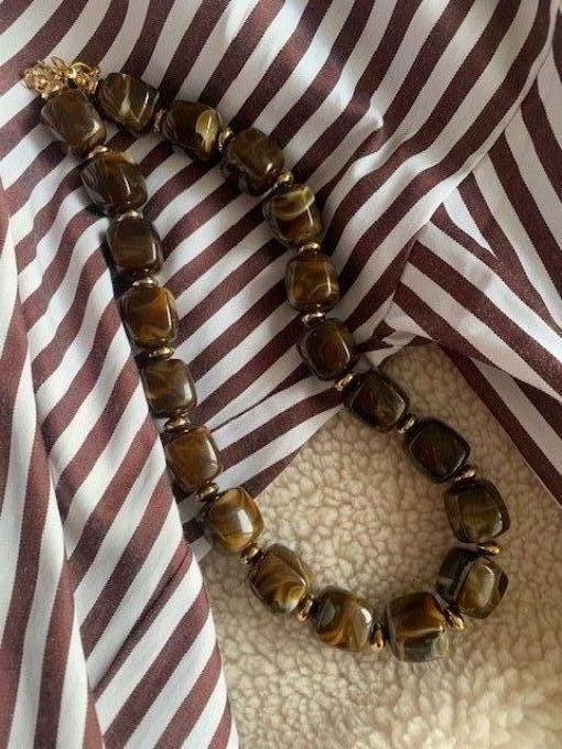 CHRISTIANE CHOCOLAT - COLLIER